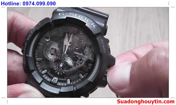 Giá sửa đồng hồ G Shock bị hấp hơi